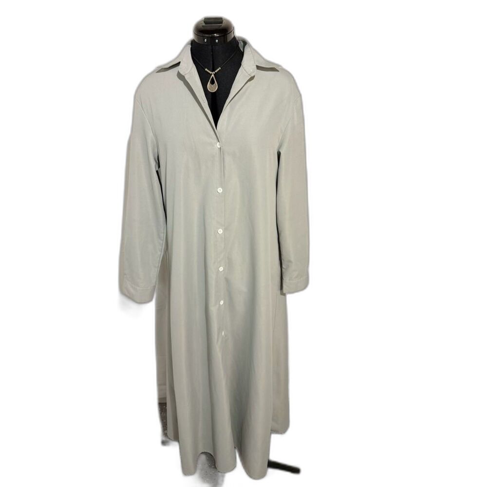 Long Sleeve Maxi Shirt Dress